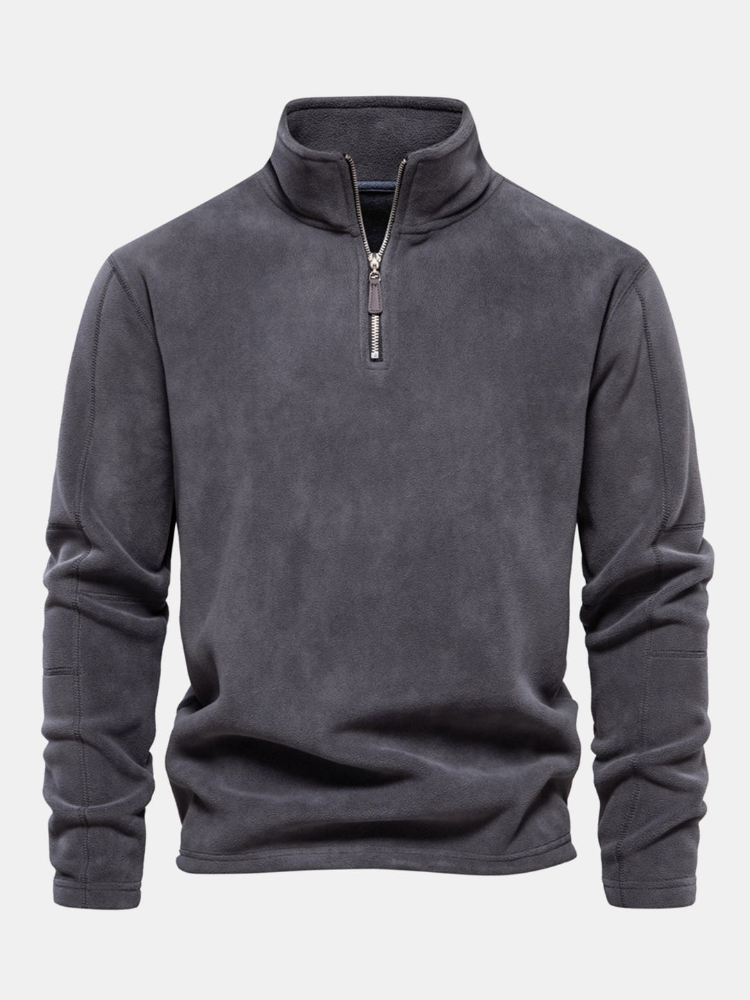 Polar Fleece Sweatshirt met Kwart Rits