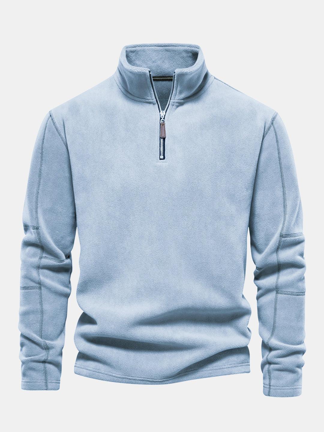 Polar Fleece Sweatshirt met Kwart Rits