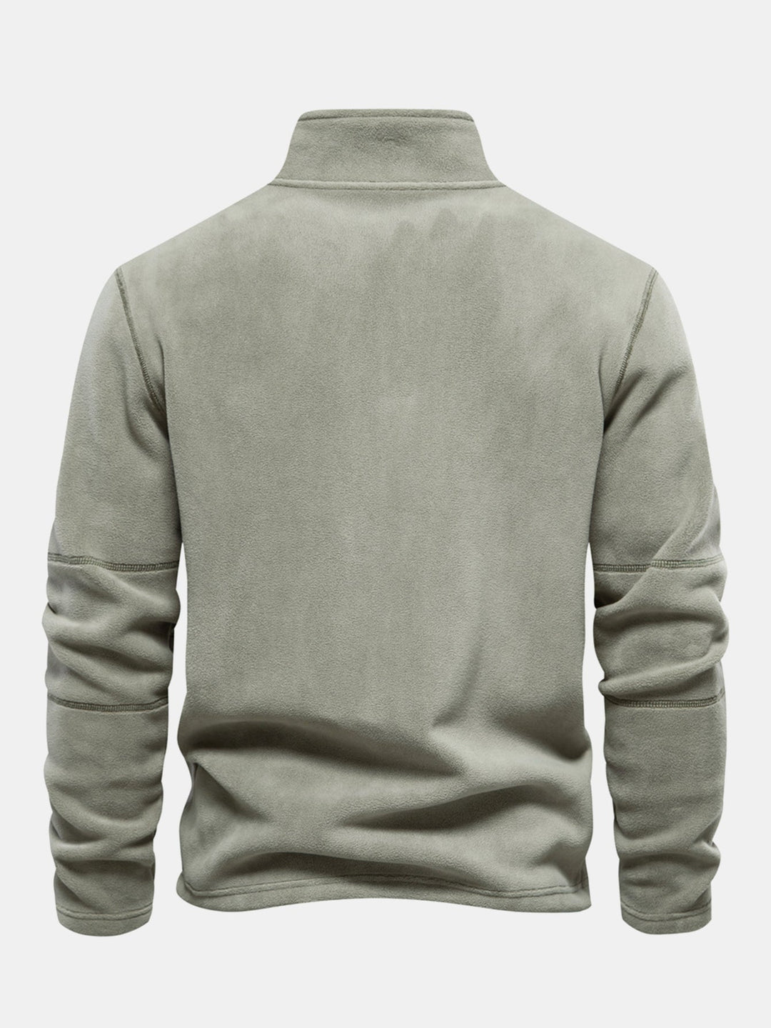 Polar Fleece Sweatshirt met Kwart Rits