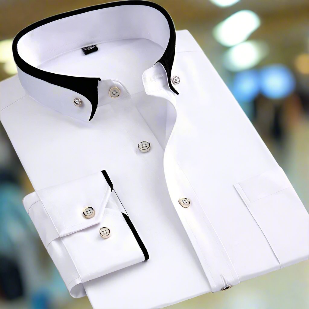 Christian | Classic Cotton Shirt With Long Sleeves