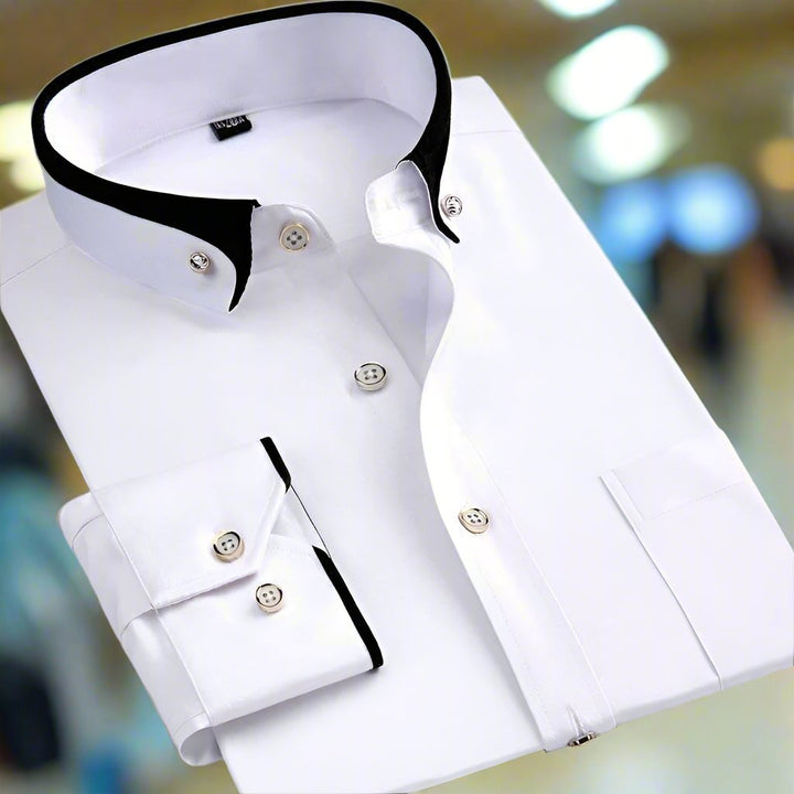 Christian | Classic Cotton Shirt With Long Sleeves