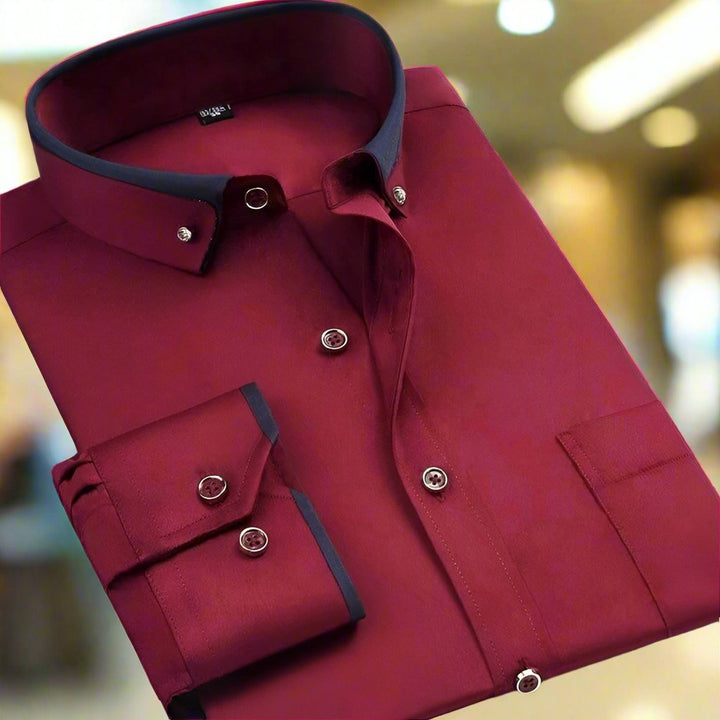 Christian | Classic Cotton Shirt With Long Sleeves