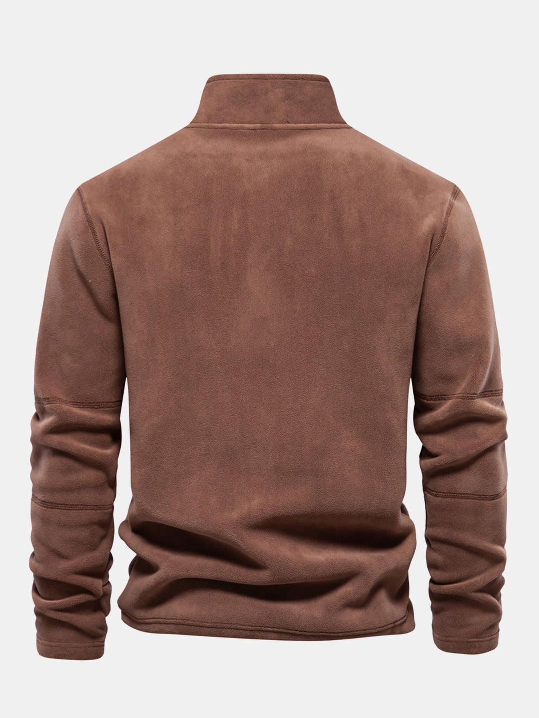 Polar Fleece Sweatshirt met Kwart Rits