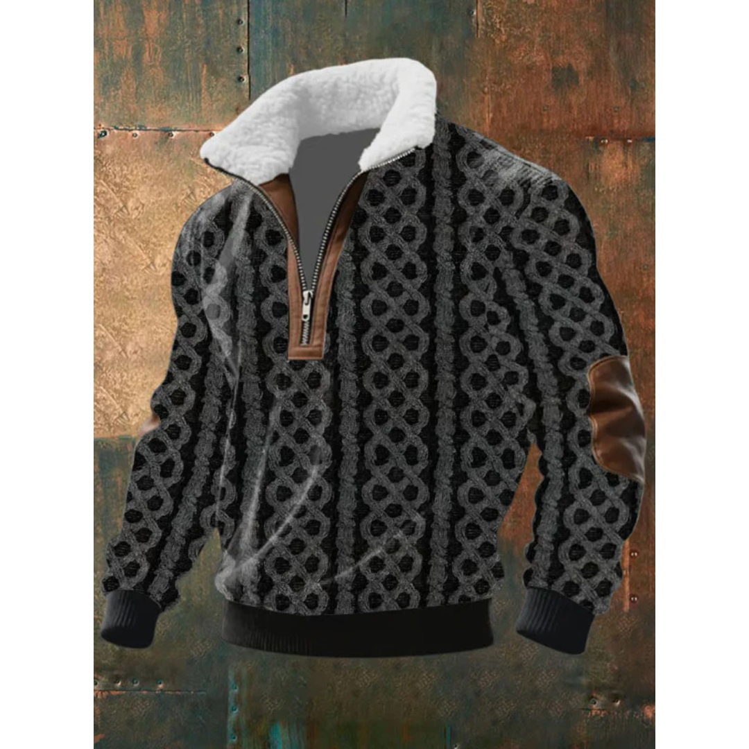 Thomas | High Neck Fleece Sweater