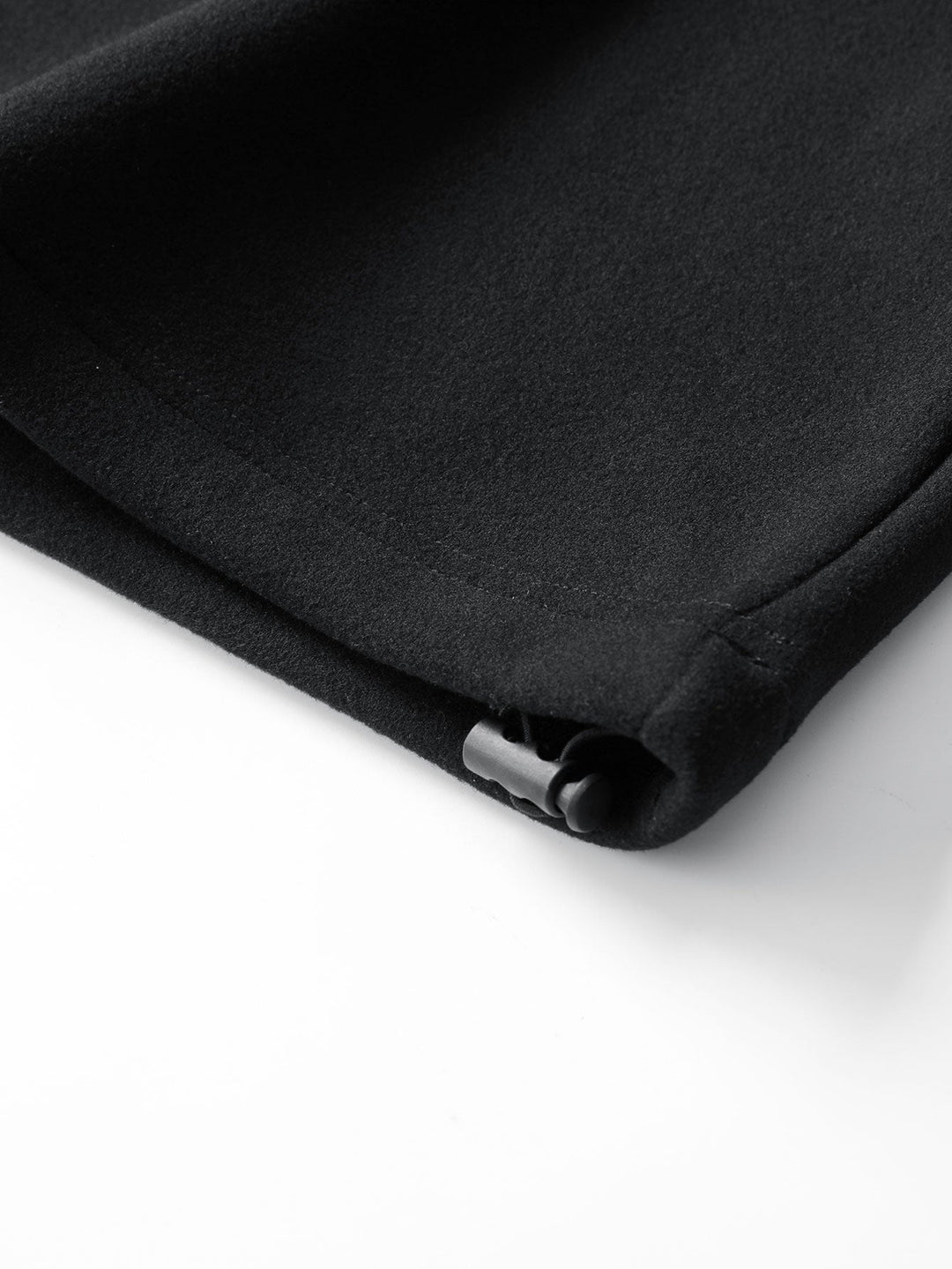 Fleece sweater met kwartrits & polar fleece broek met rechte pijpen