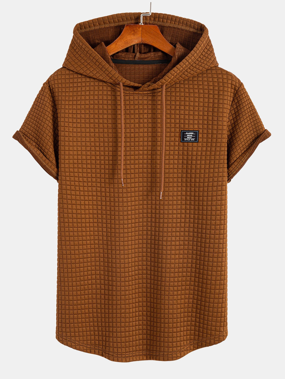 Wafel Hoody Boog Hem T-Shirt