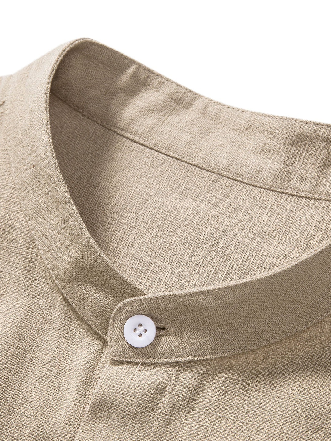 Linen and Rayon Blend Shirt & Linen Cotton Blend 11" Shorts