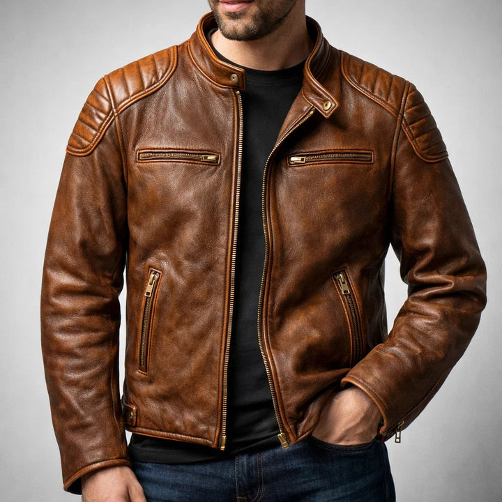 Edward l Leather Jacket