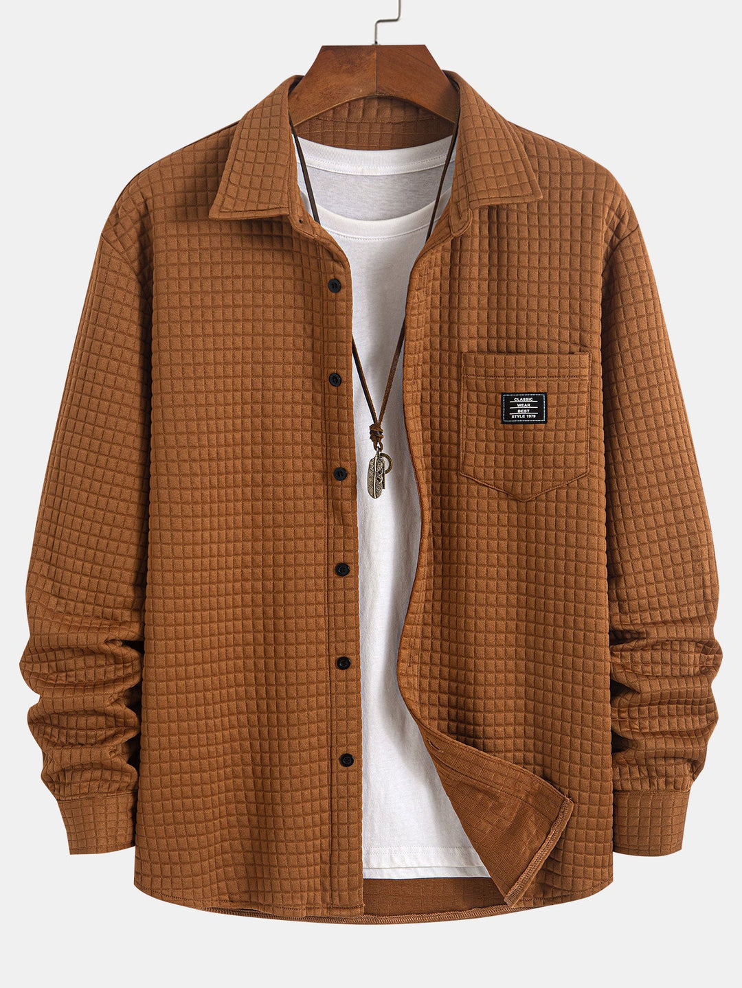 Waffle Knopshirt