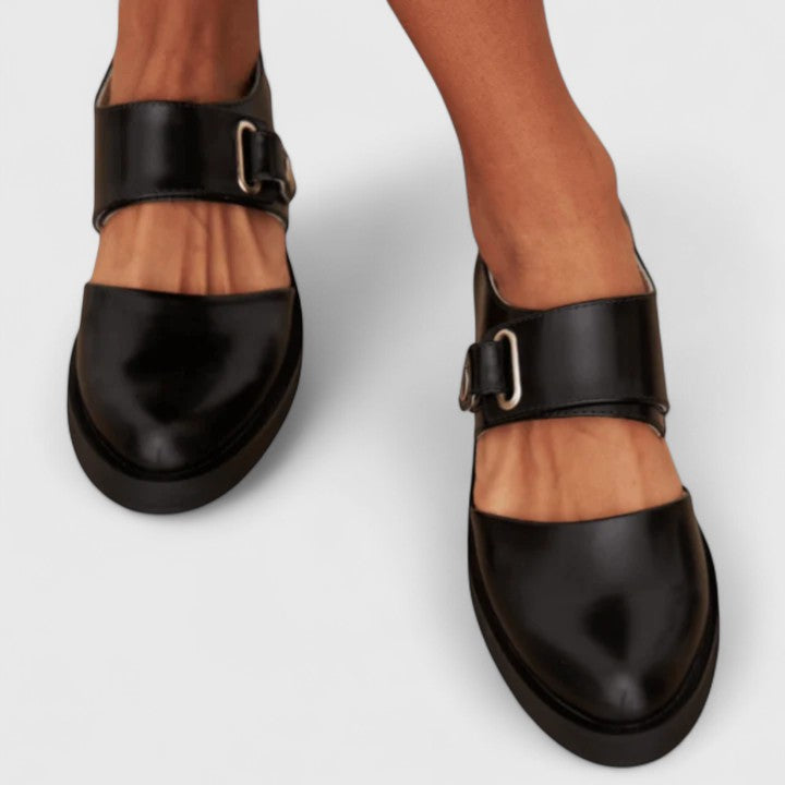 Avery Elegant Buckle Heels