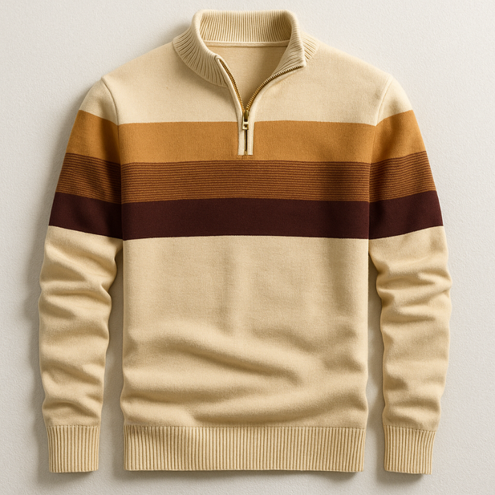 David | Men's Zip-Up Pullover