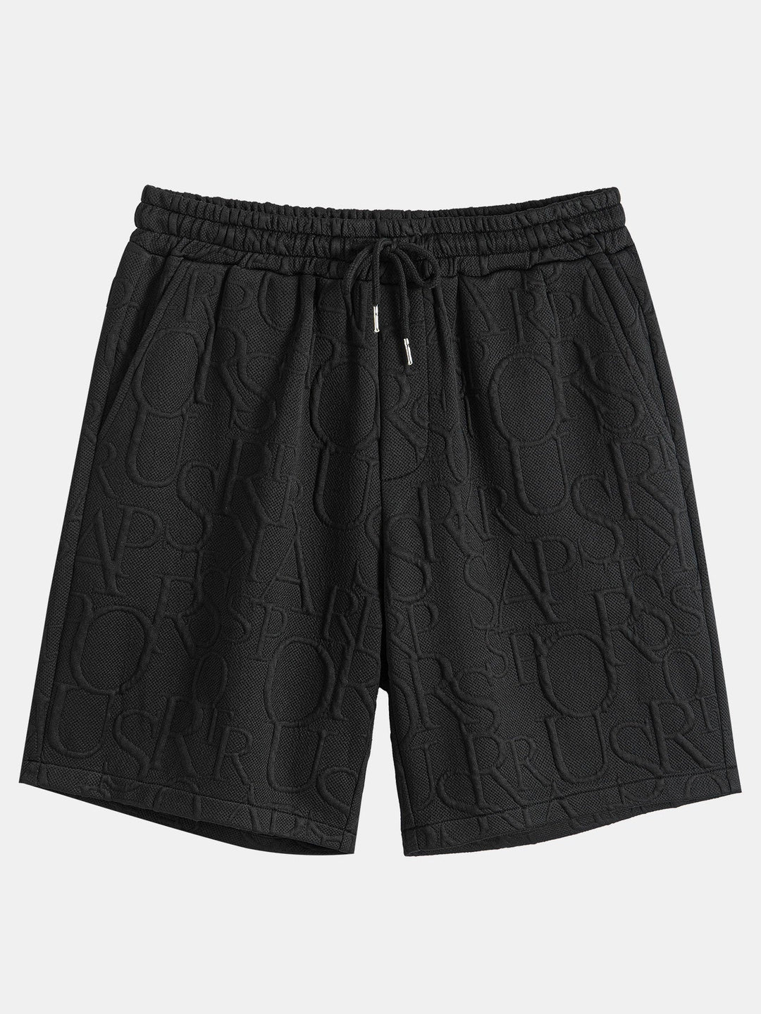 Letter Jacquard T-Shirt & Shorts