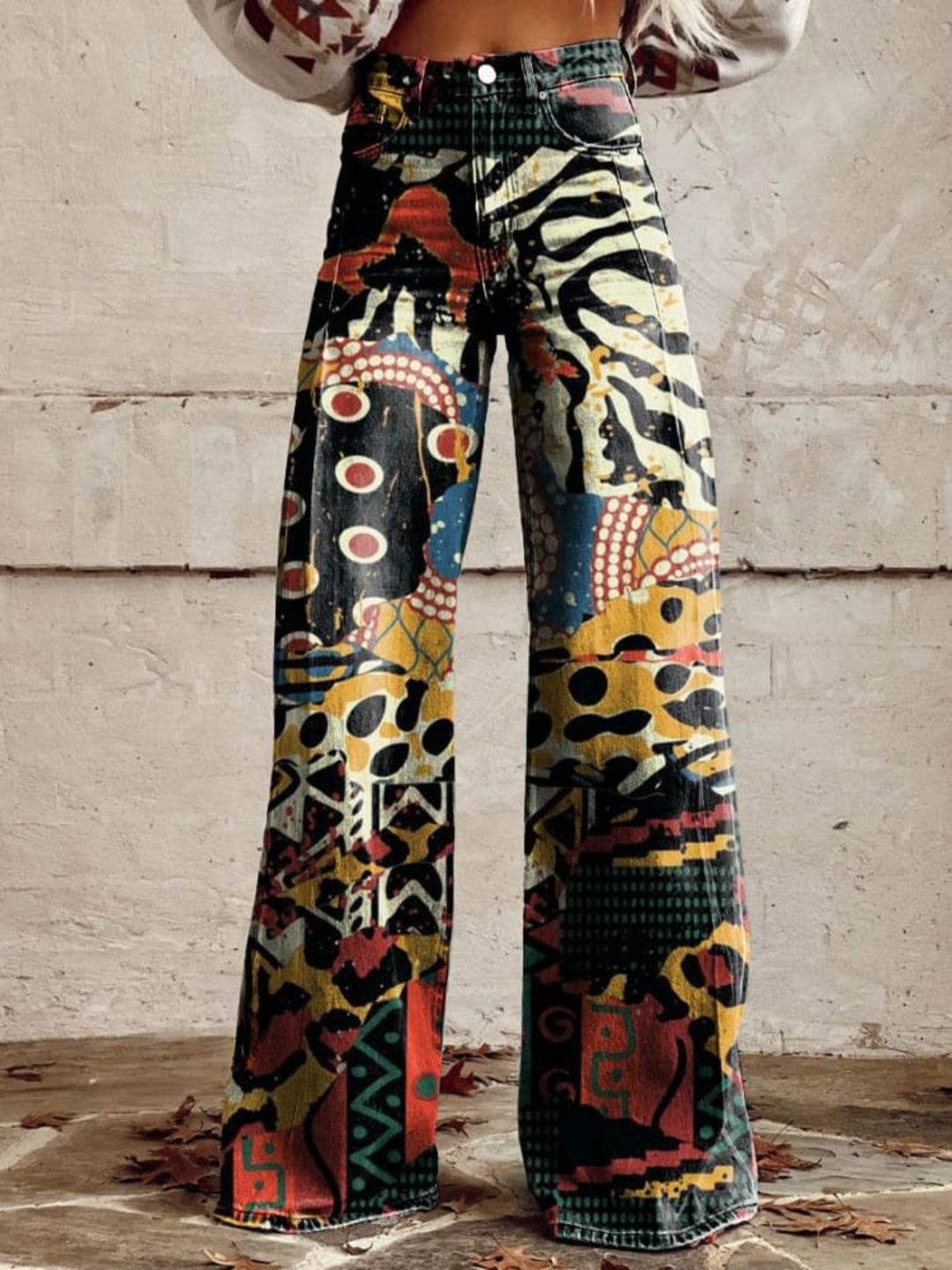 Élodie™ - Chic Wide-Leg Trousers
