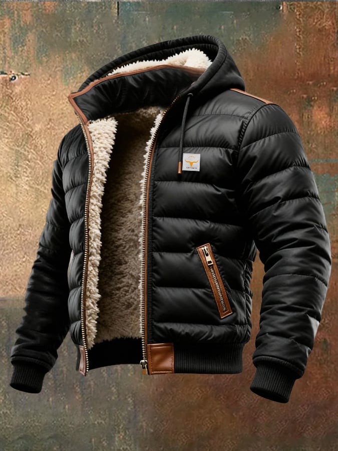 James l Black Quilted Jacket