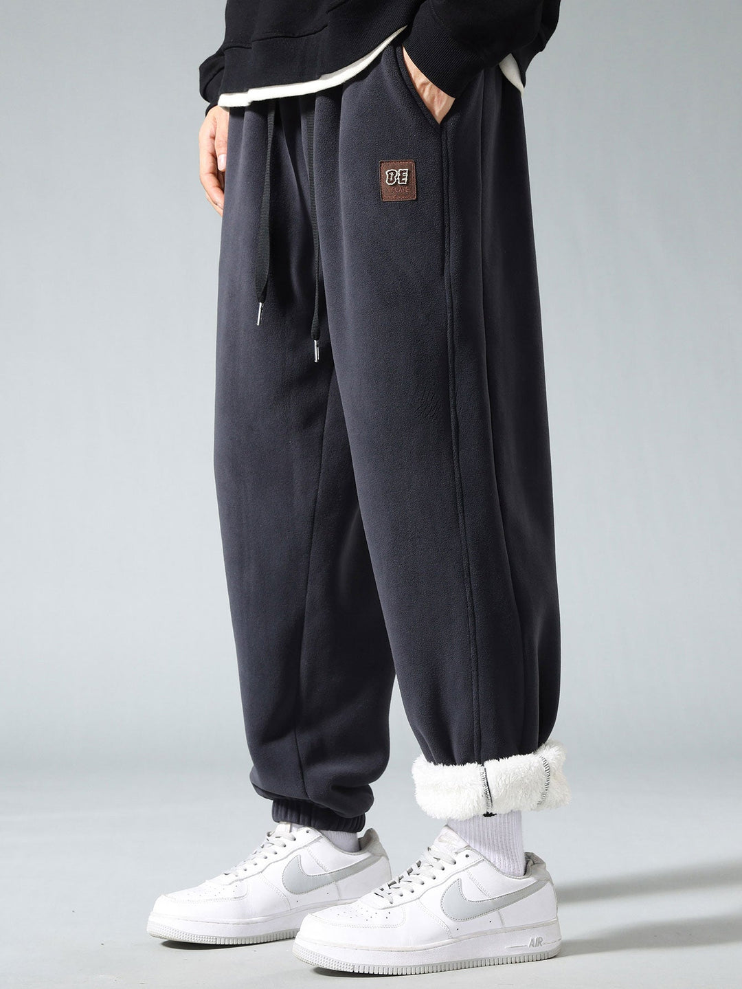 Teddy Voering Pool Fleece Joggingbroek