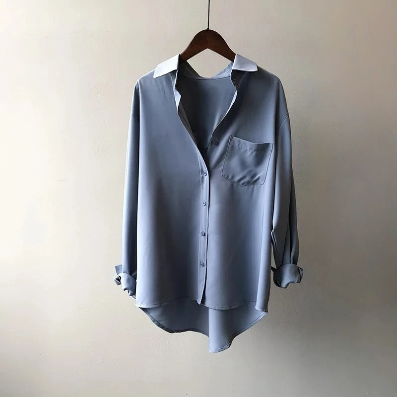 ELLIE - TIMELESS ELEGANCE IN SILK BLOUSE