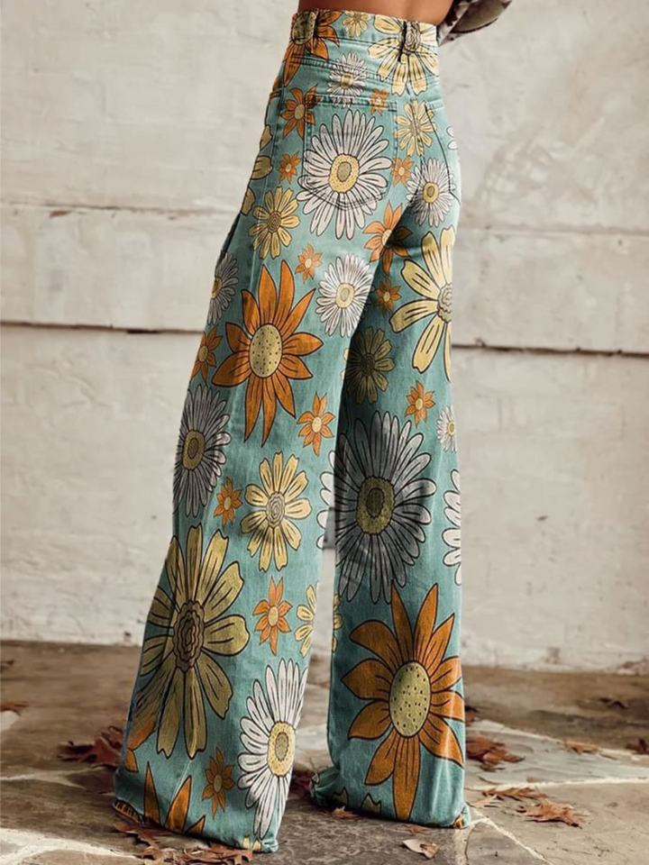 Cirilla™ Floral Print Palazzo Pants