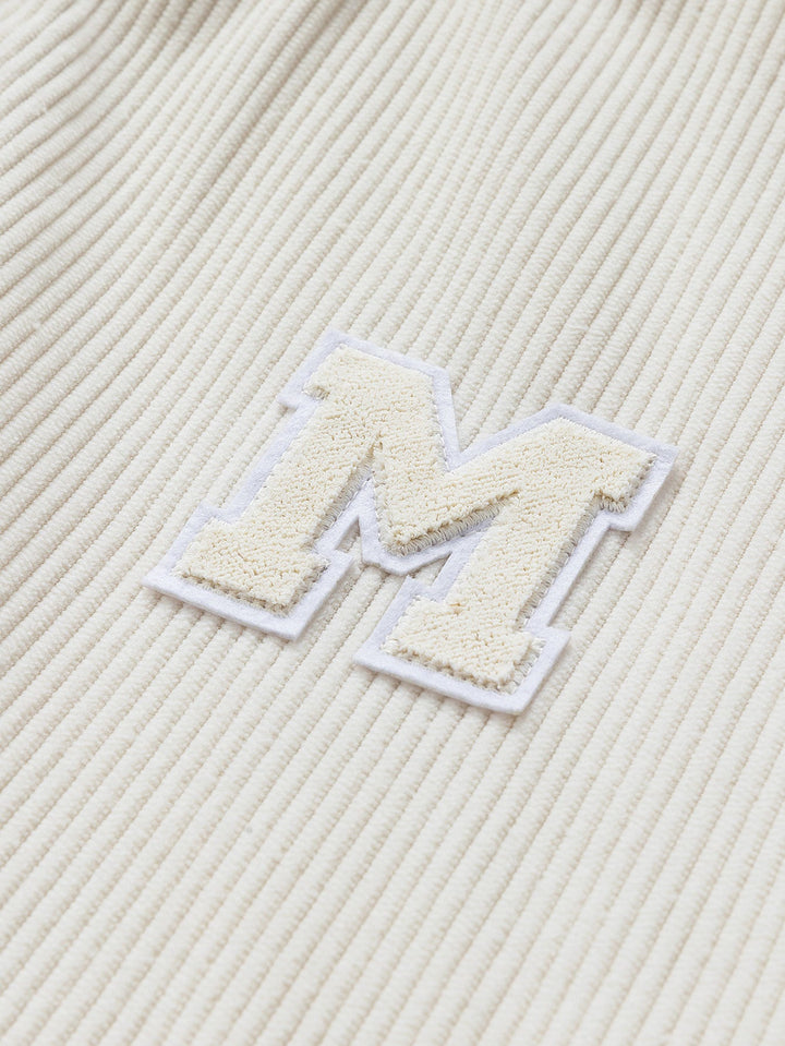 Teddy corduroy reversible jacket with hood