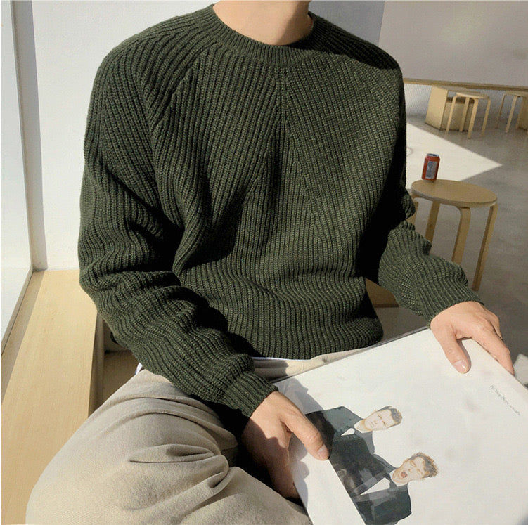 Scott ™ |  Sleeve Cotton Knit Sweater
