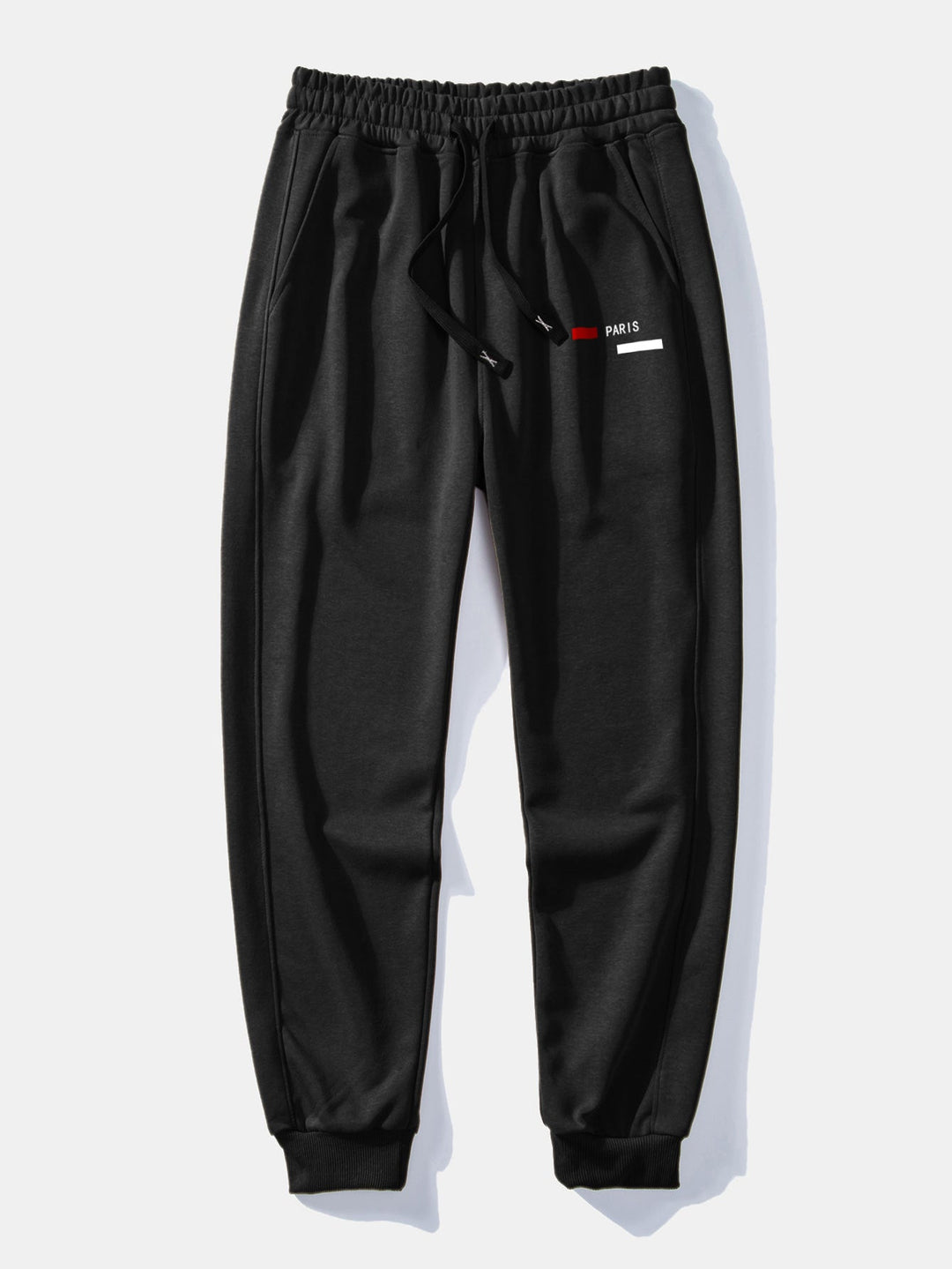 Paris Stripe Print Relax Fit Crew Neck Sweatshirt & Joggingbroek