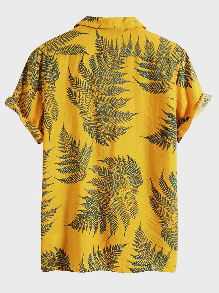 Tropische Planten Print Shirts & Zwemshorts