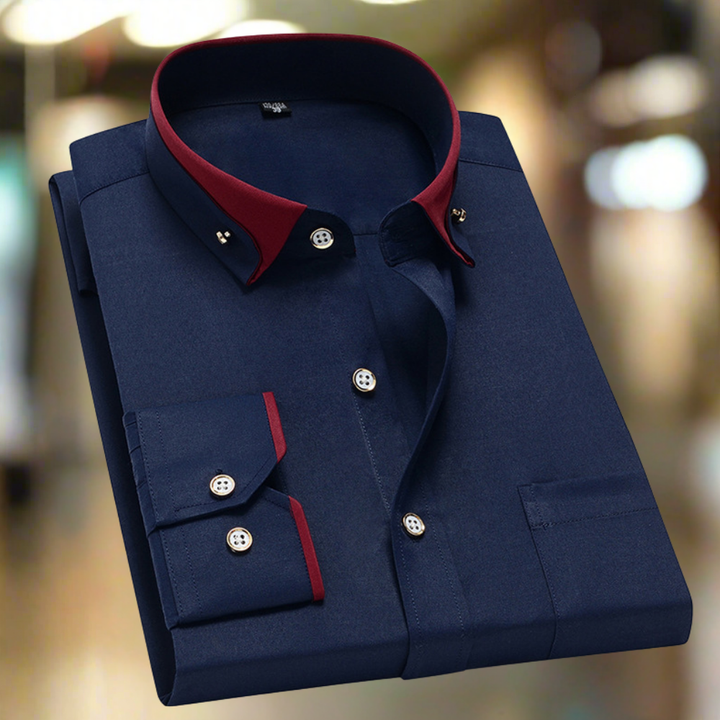 Christian | Classic Cotton Shirt With Long Sleeves