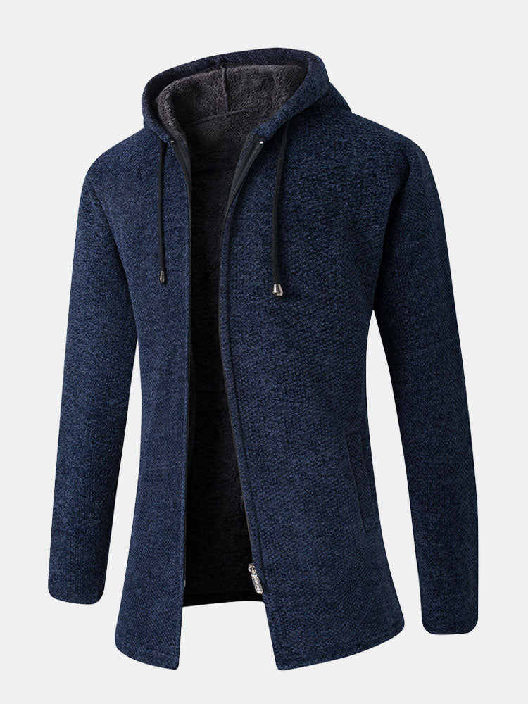 Lange lijn hoodie sweater