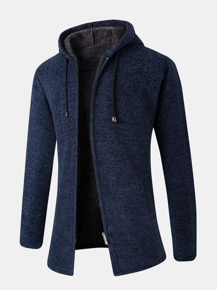 Lange lijn hoodie sweater