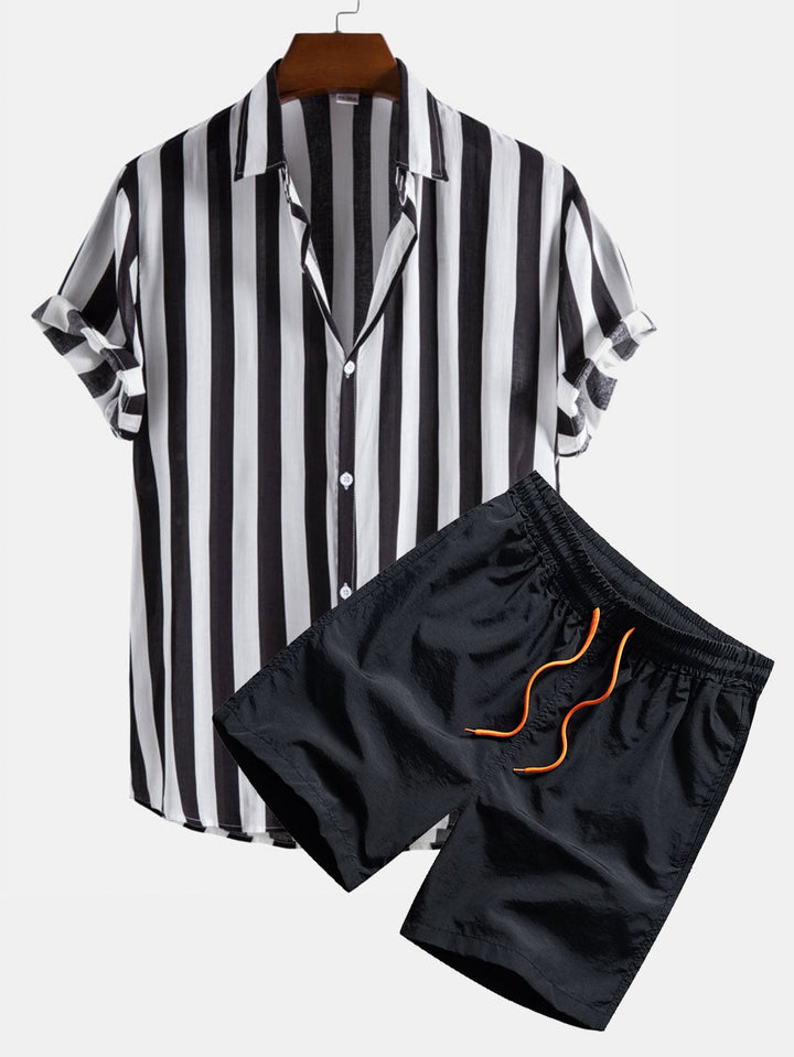 Brede Strepen Hemden & Zwemshorts