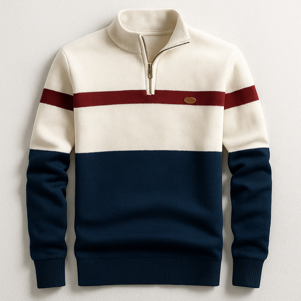 Joseph | Men's Sweater with Zip Neck