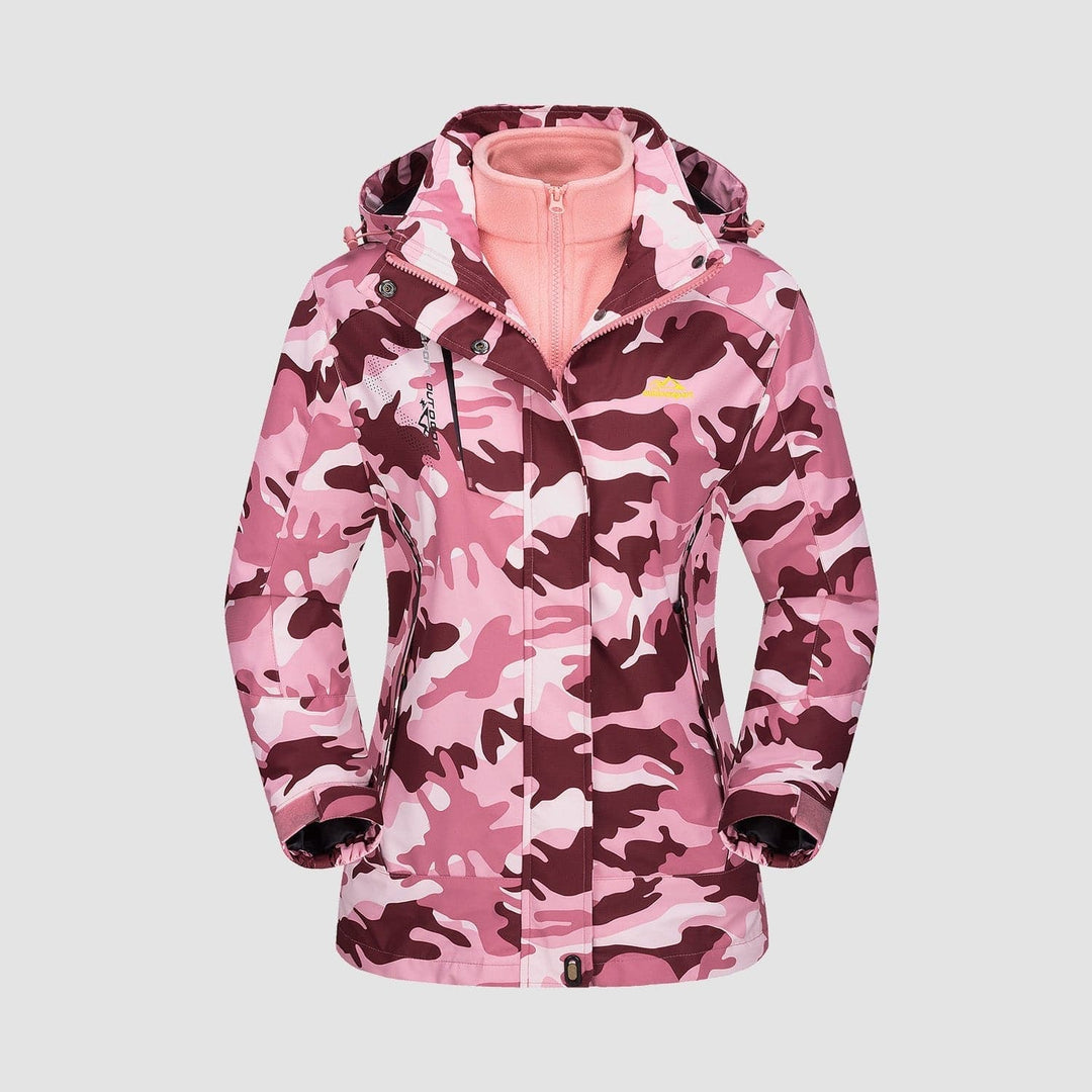 Gusta l Waterproof Winter Coat, Fleece Lined, Hooded Ski & Hiking Jacket