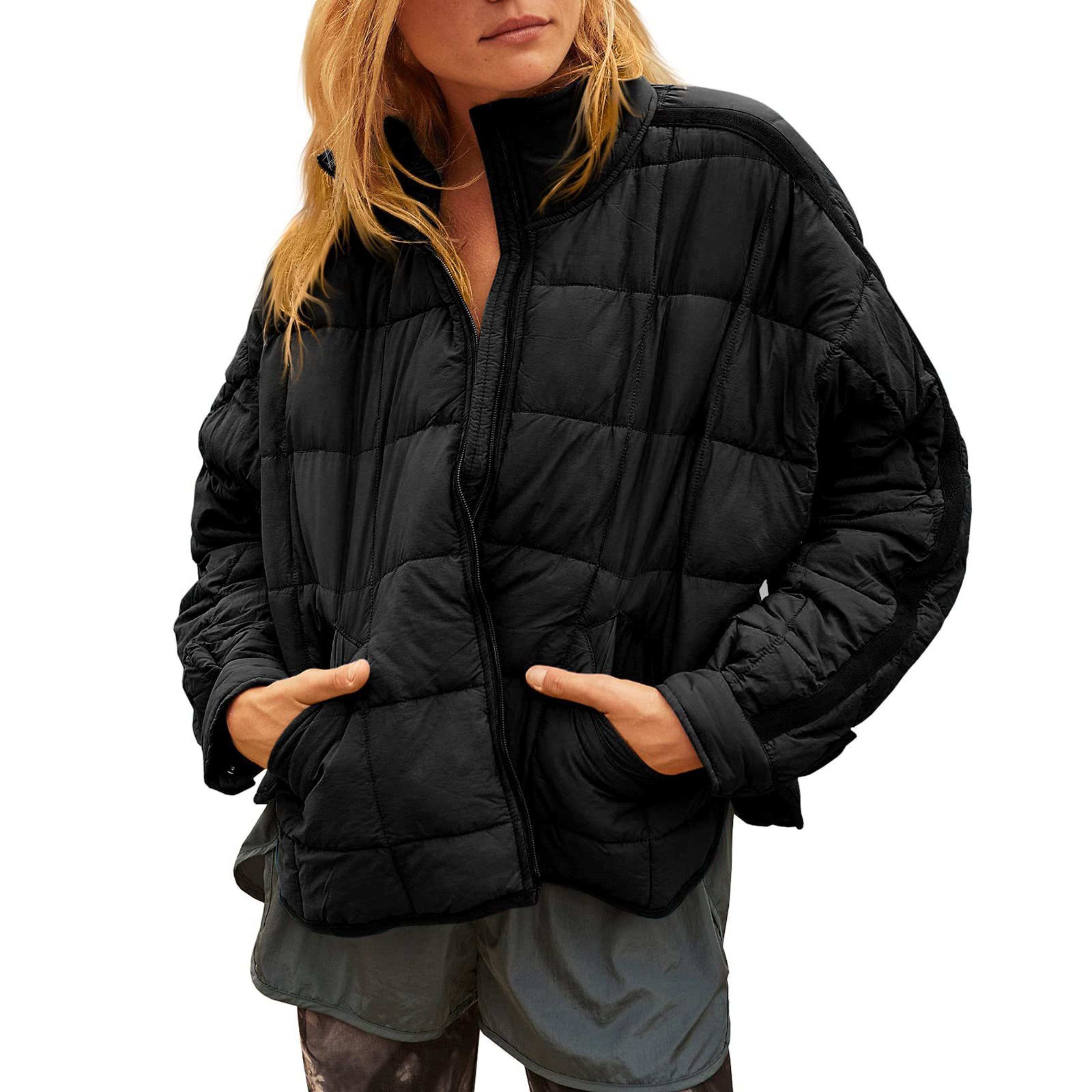 APRIL™ – Lightweight Compact Zip Puffer Jacket – Daisy & Rose Hamptons