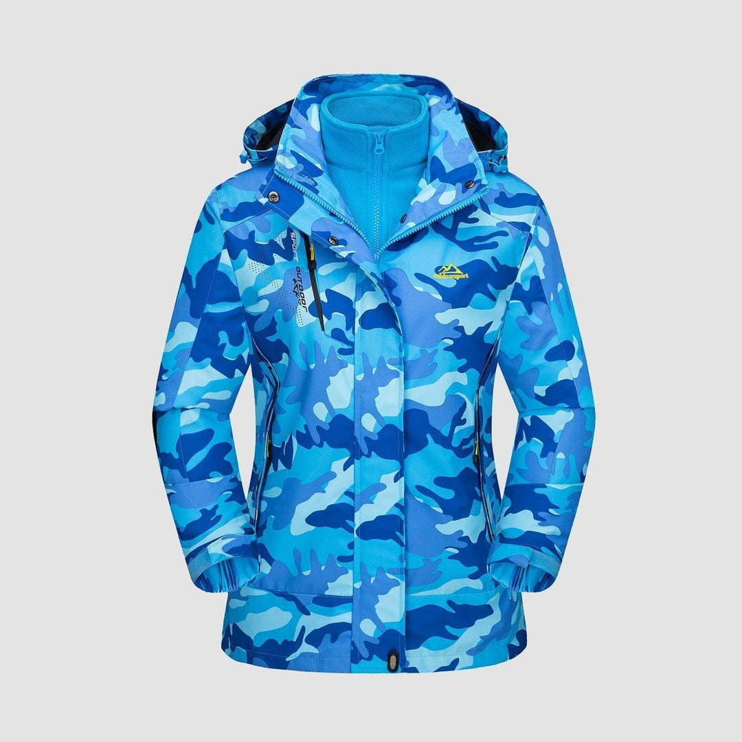 Gusta l Waterproof Winter Coat, Fleece Lined, Hooded Ski & Hiking Jacket