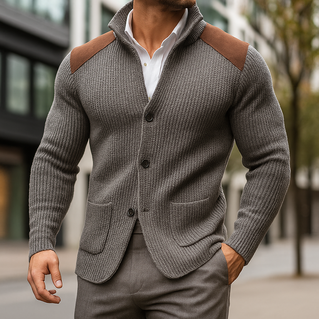 Harrison | Textured knit Blazer