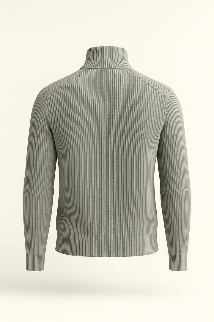 Roma Cashmere Cardigan Grey Green