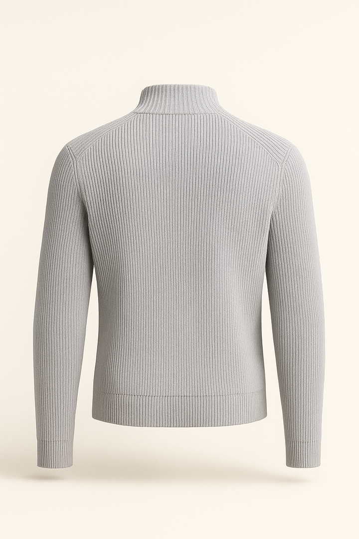 Roma Cashmere Cardigan Grey