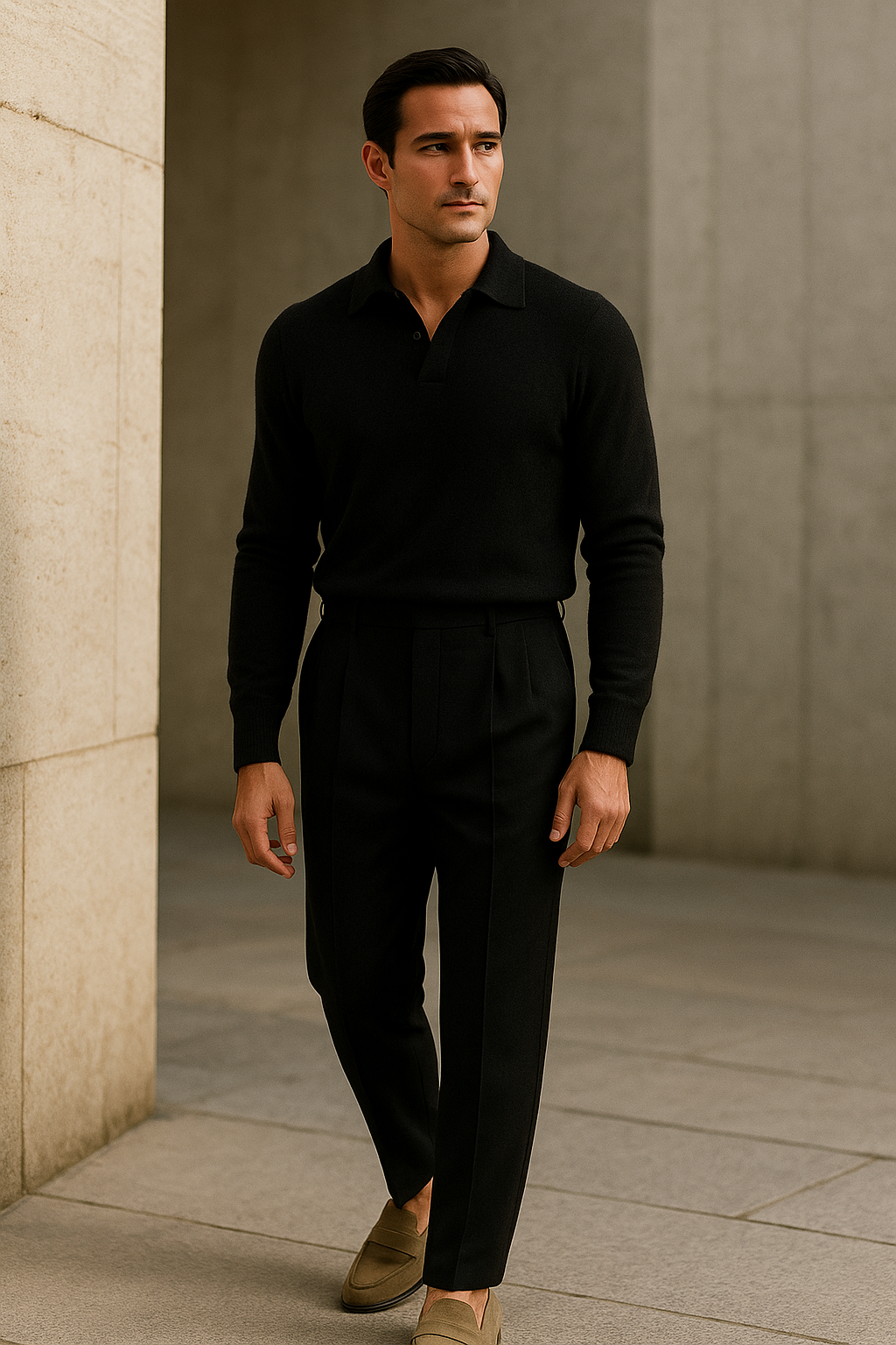 Valenti Pantalon Black