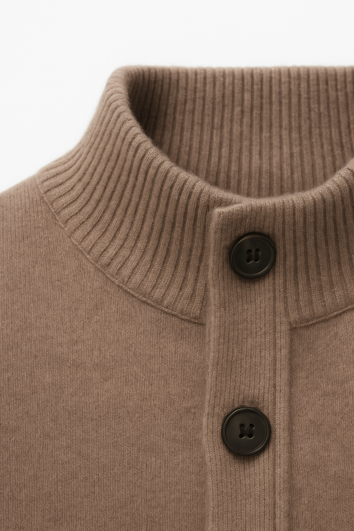 Giotto Cashmere Cardigan Mocha