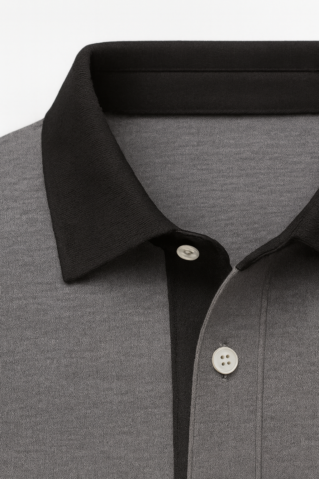 Valerio Polo Knit Grey