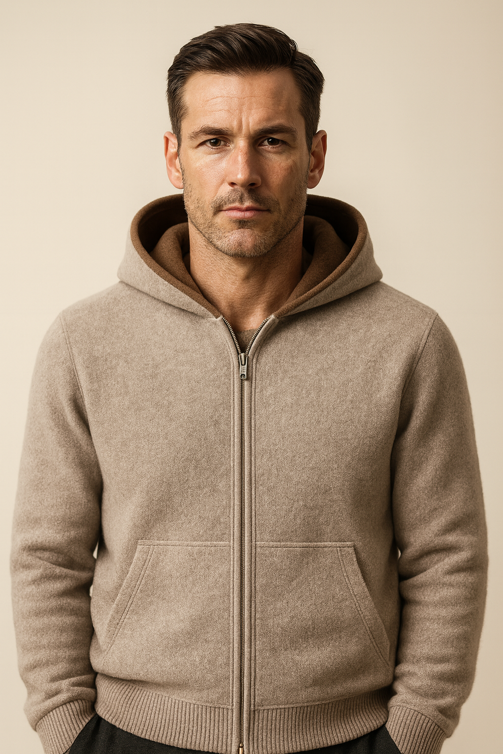 Novaro Hooded Zip Knit