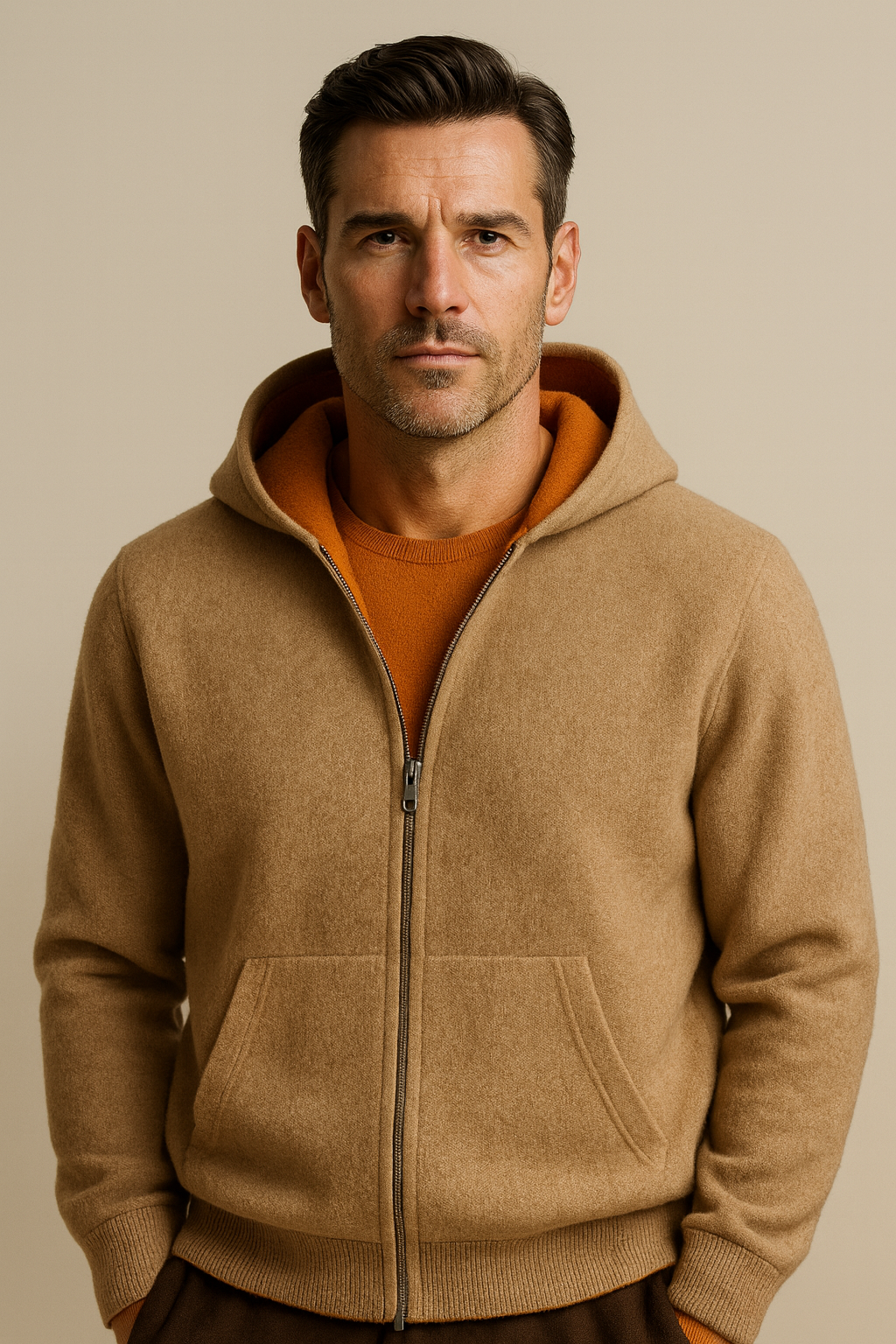 Novaro Hooded Zip Knit
