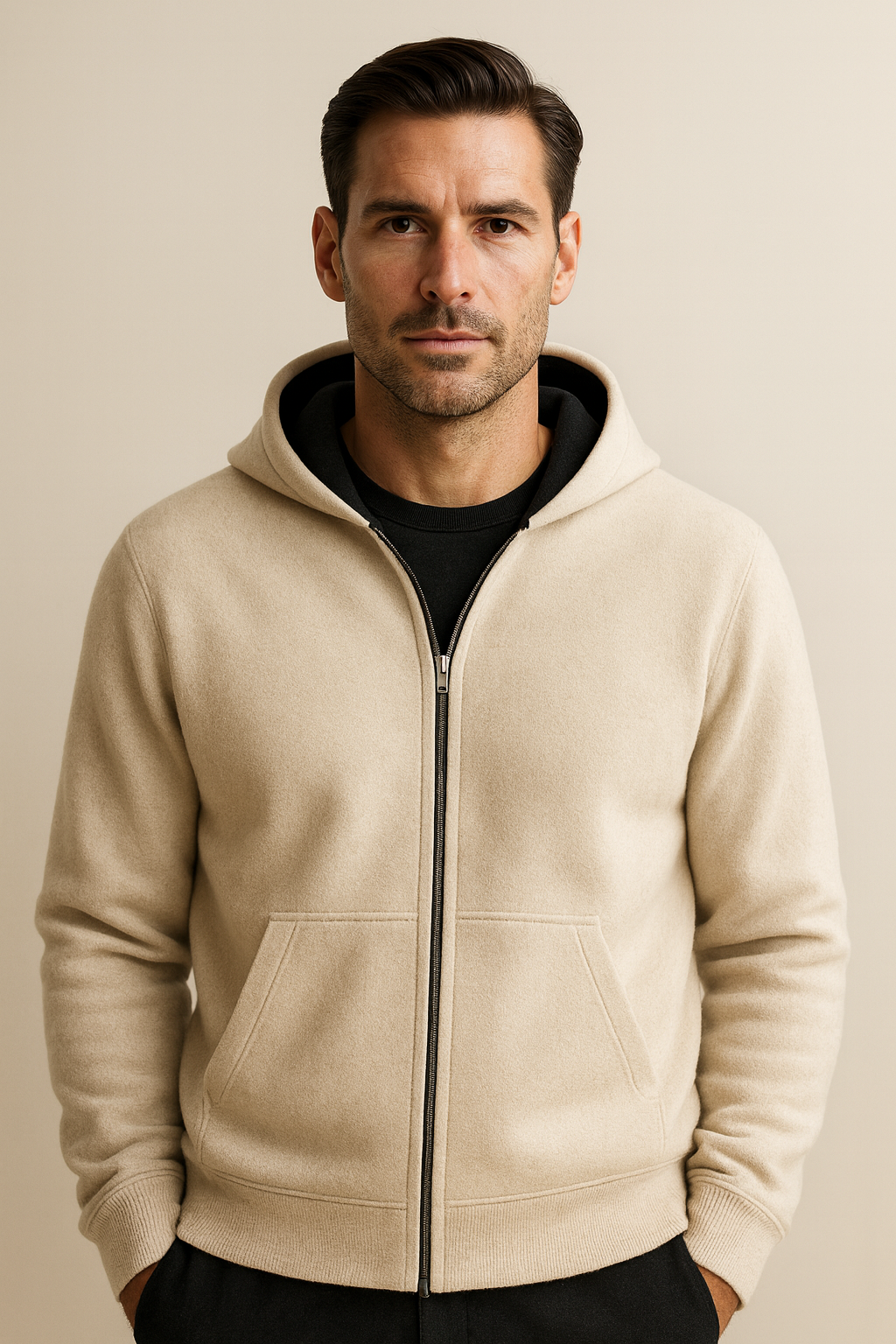 Novaro Hooded Zip Knit