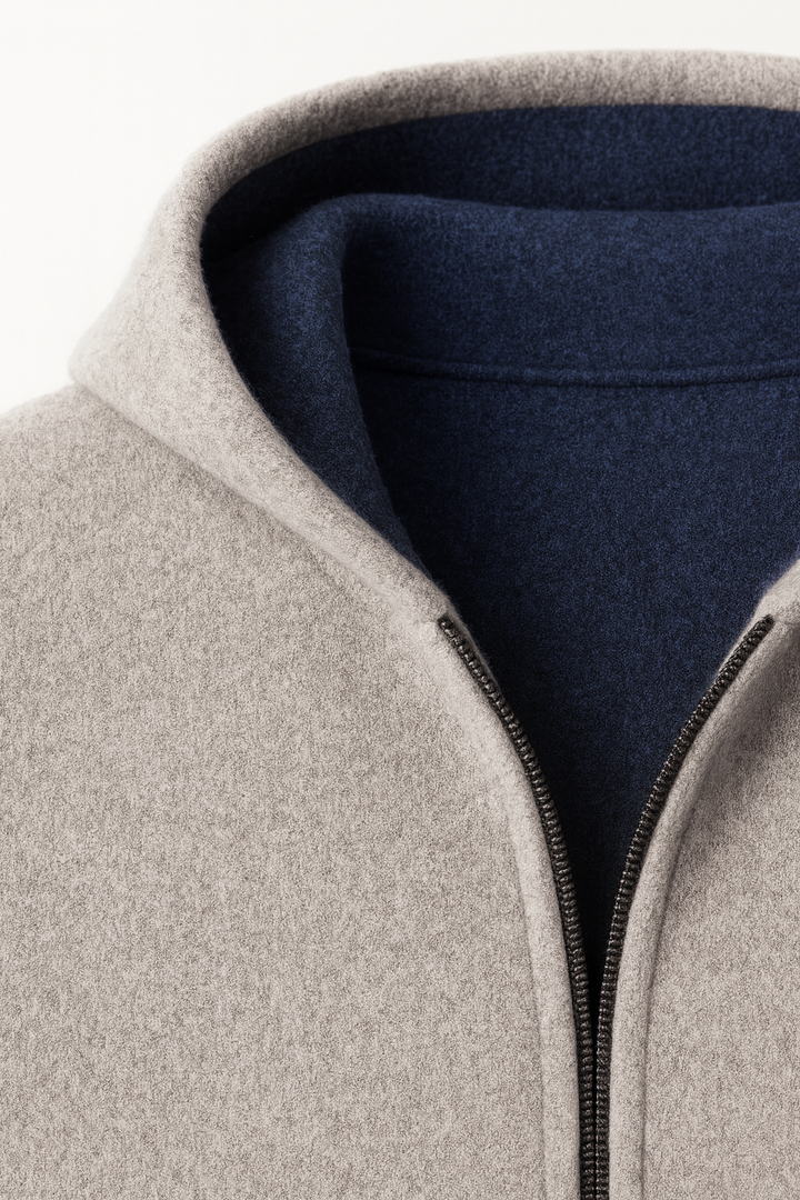 Novaro Hooded Zip Knit