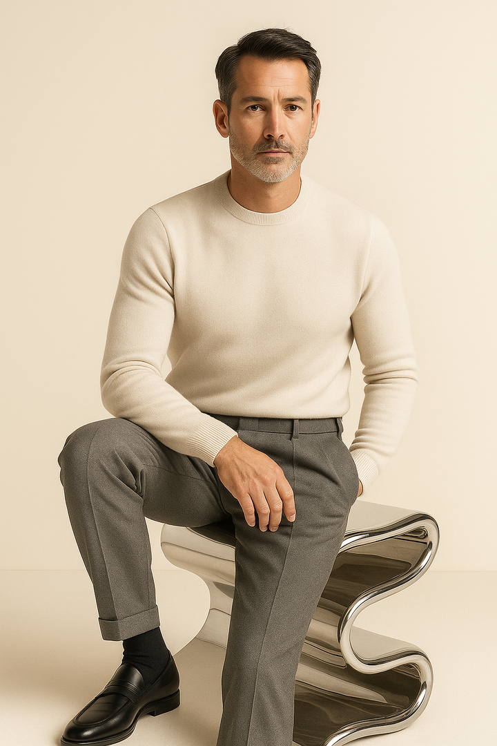 Lorano Merino Pantalon Grey