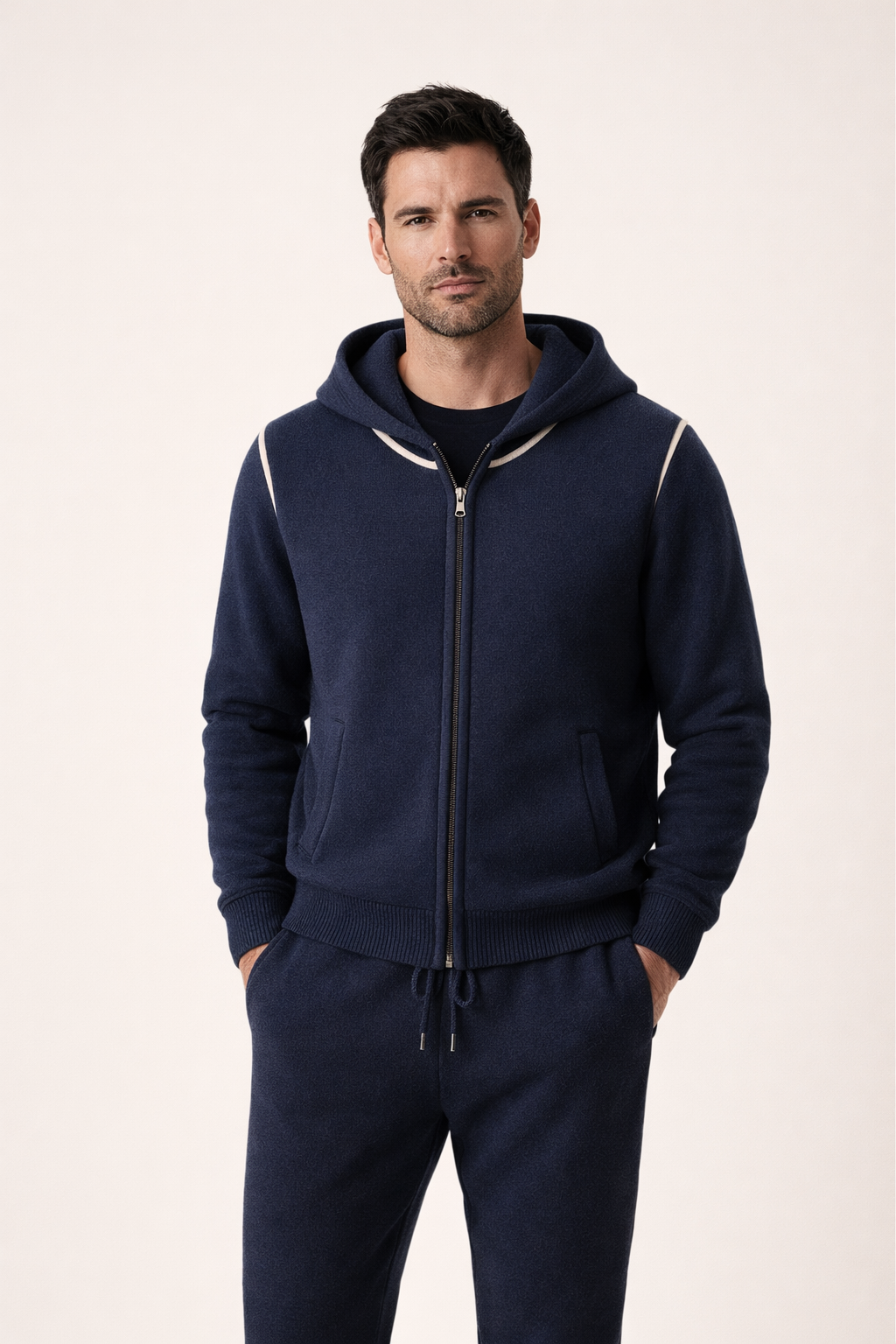 Leonis Cashmere Set Navy