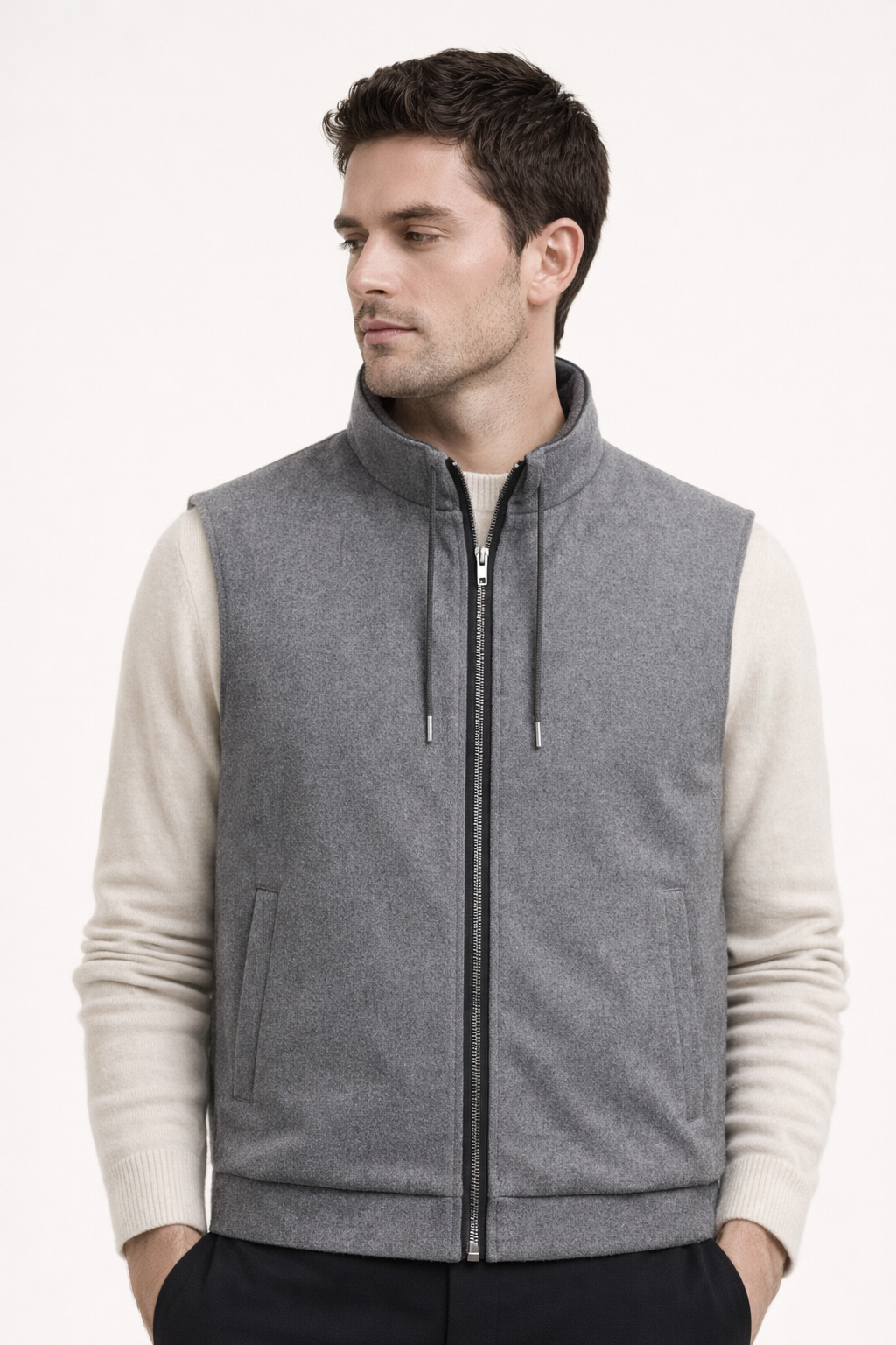Leonis Reversible Vest Black