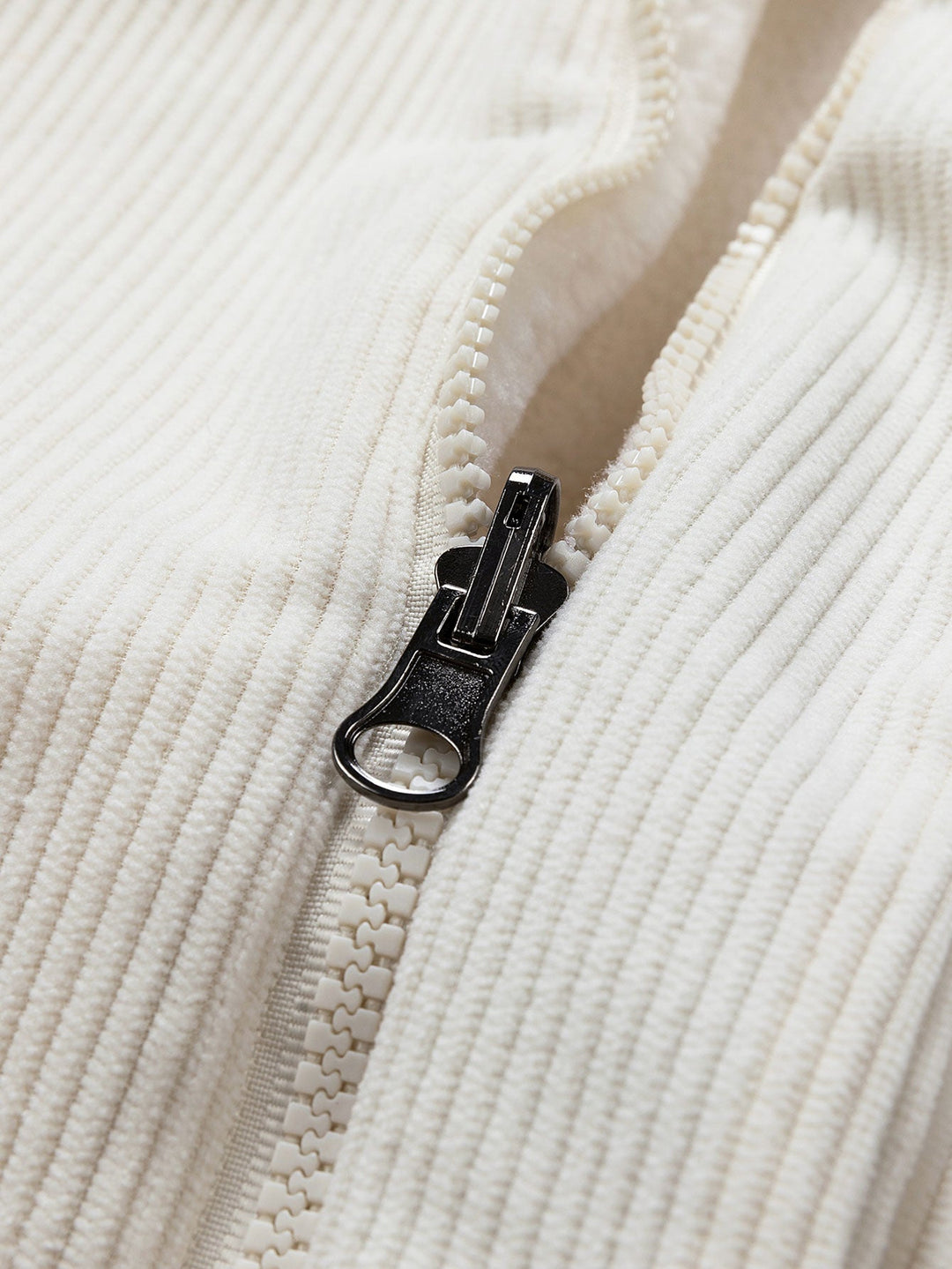 Teddy corduroy reversible jacket with hood