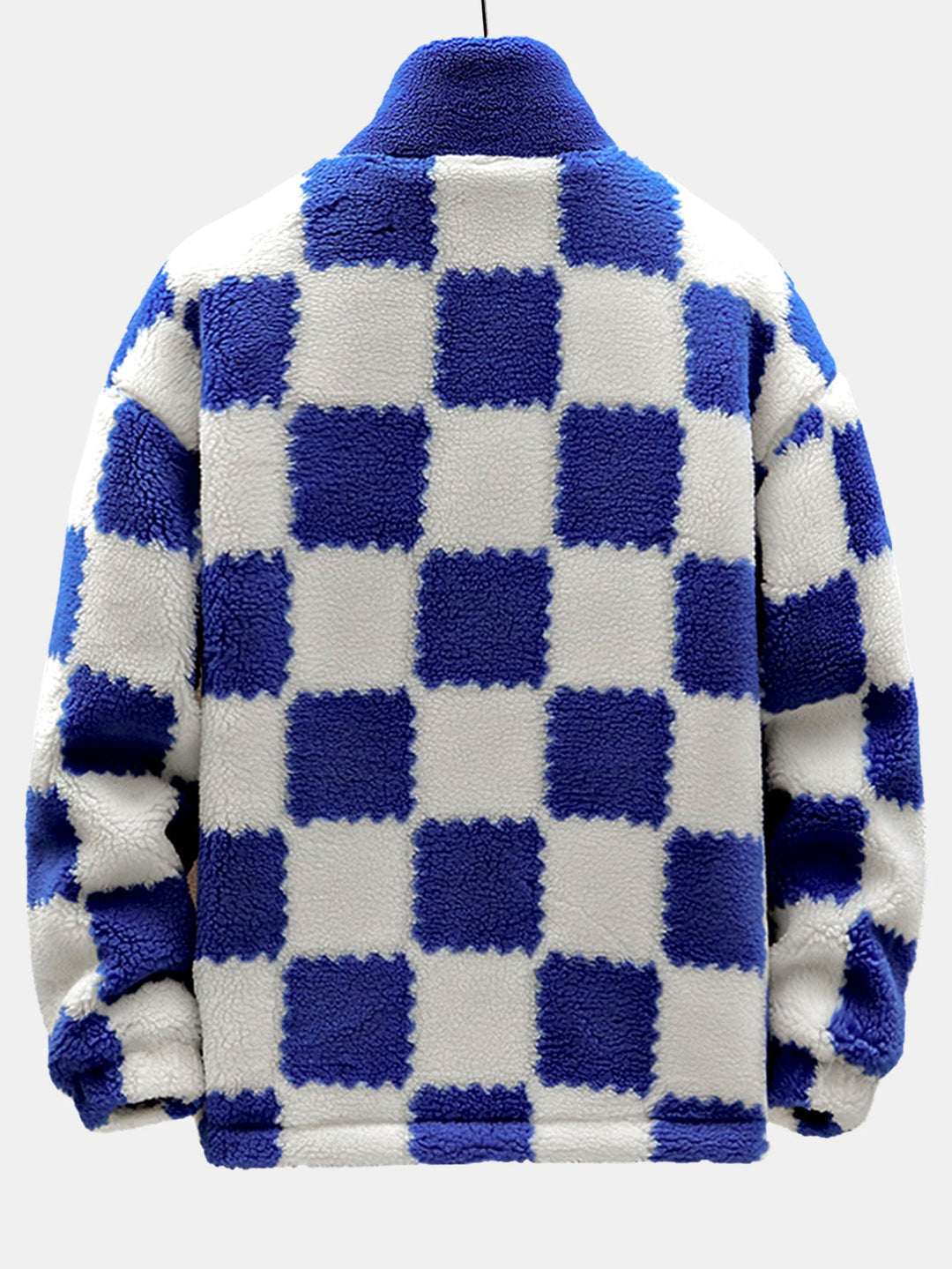 Teddy Fleece Checkered Jacket