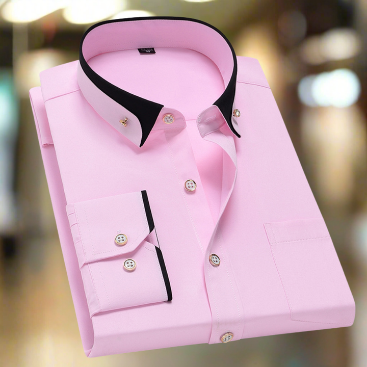 Christian | Classic Cotton Shirt With Long Sleeves