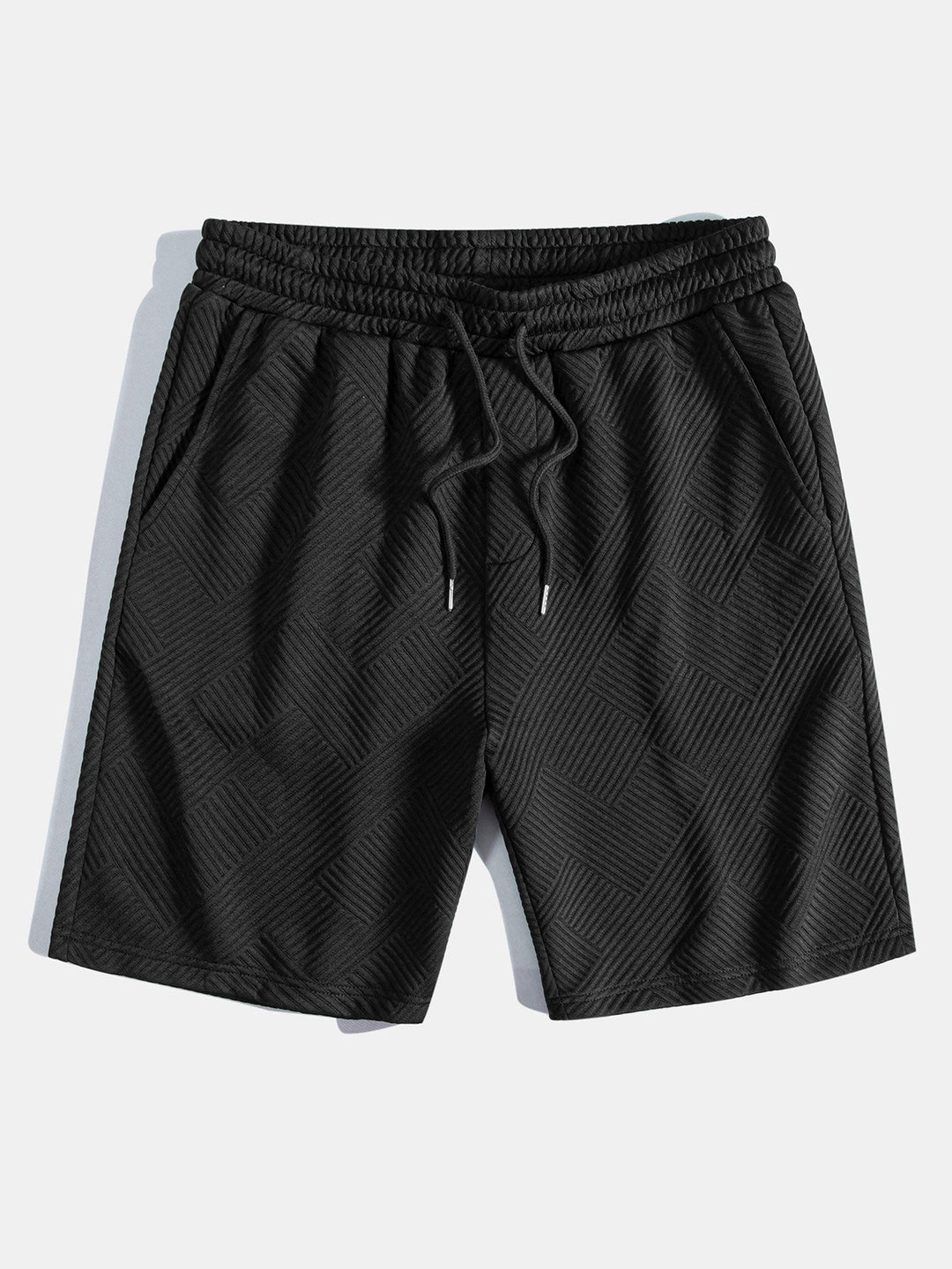 Striped Jacquard Hooded T-Shirt & Striped Jacquard Shorts